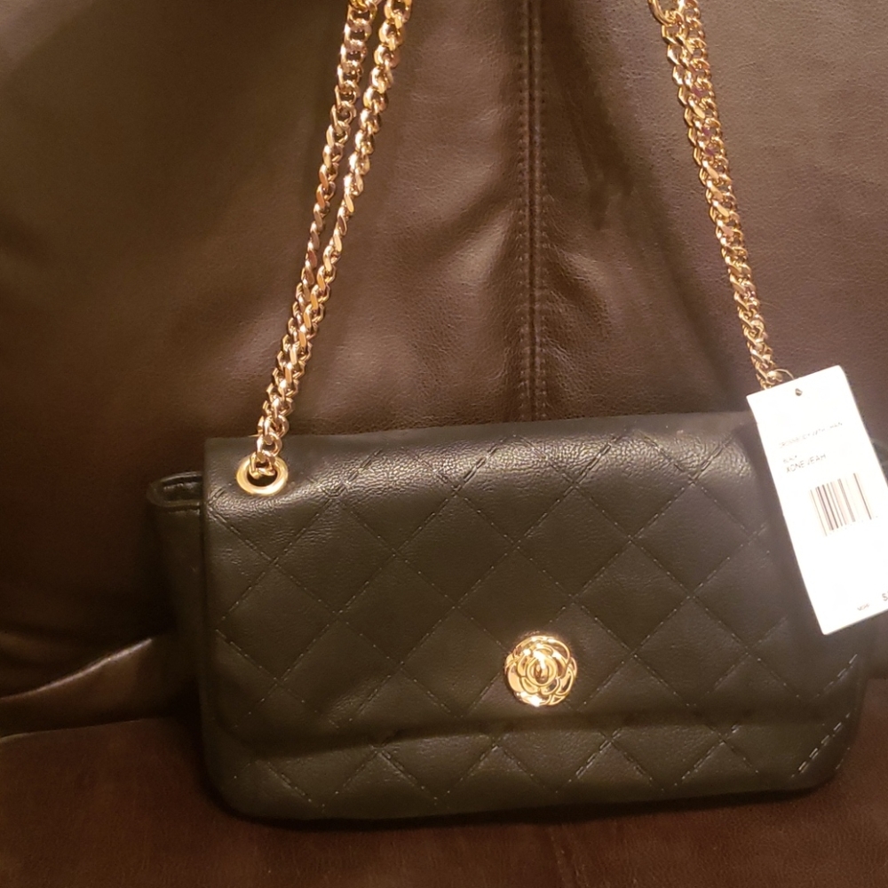 Betsey Johnson black crossbody purse NWT